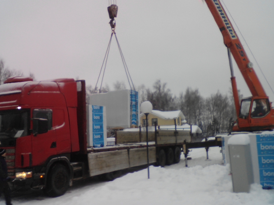 Доставка газобетона
